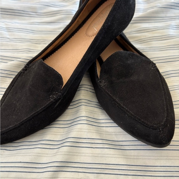 Xappeal Black Suede Flats - Picture 1 of 6